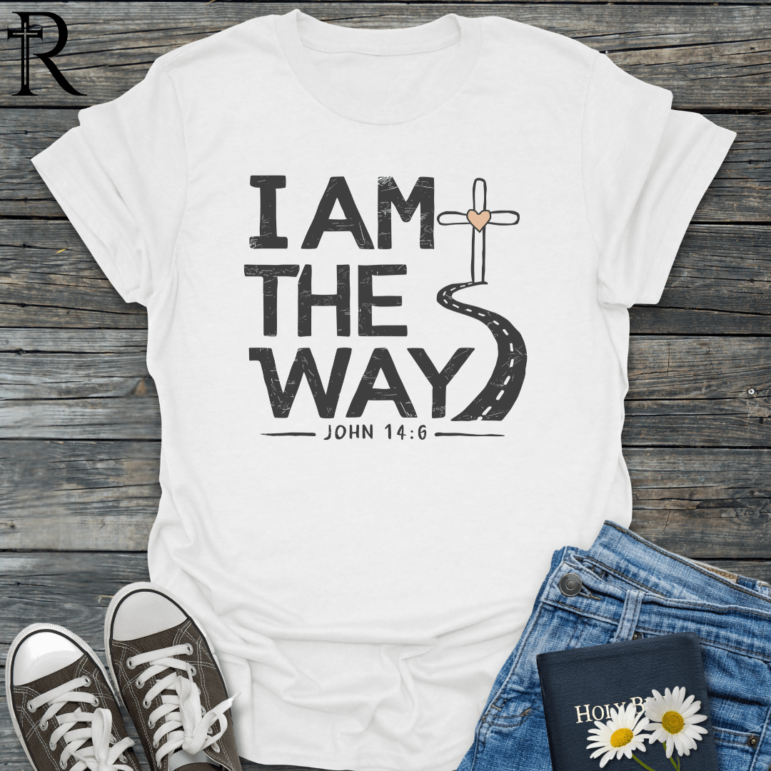 I Am the Way - Heart Cross Road - T-Shirt