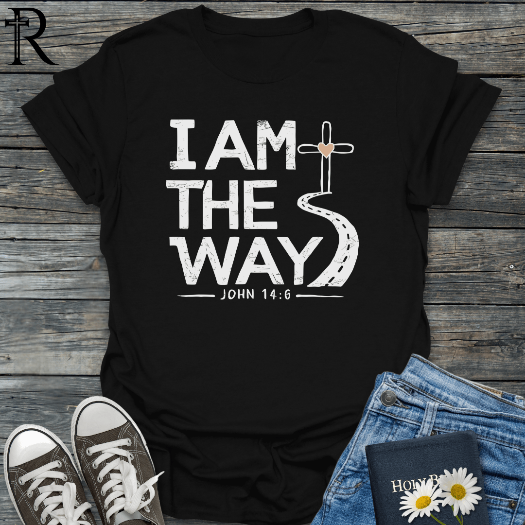 I Am the Way - Heart Cross Road - T-Shirt