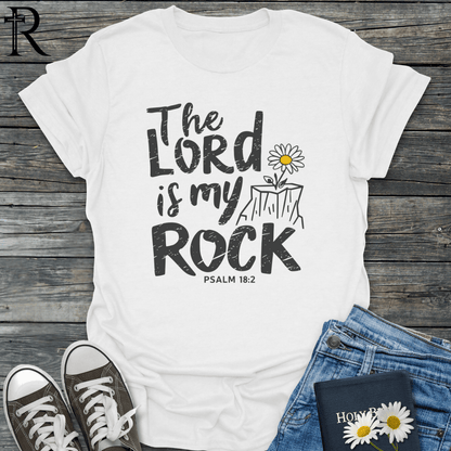 The Lord is My Rock - Daisy Rock Fun - T-Shirt