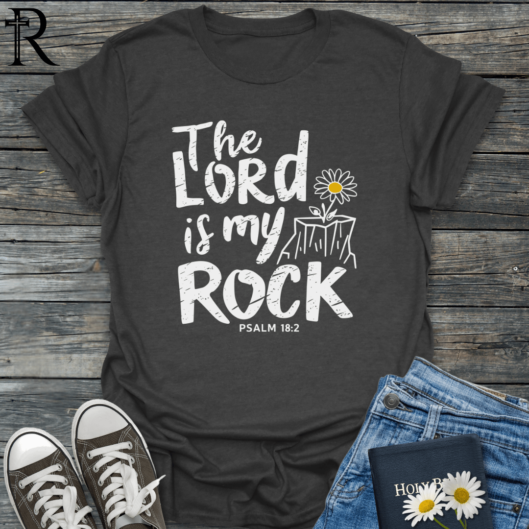 The Lord is My Rock - Daisy Rock Fun - T-Shirt