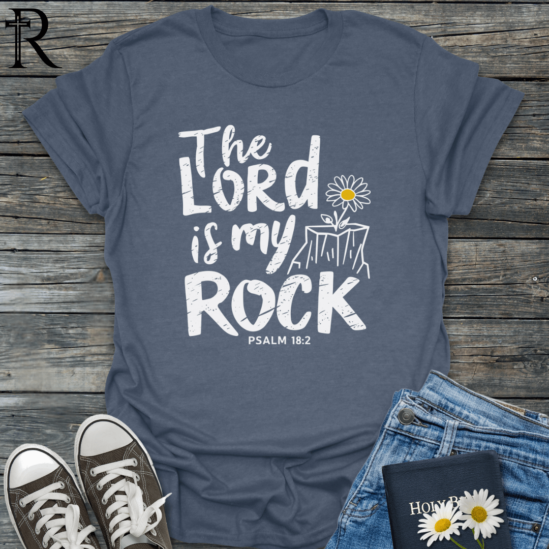 The Lord is My Rock - Daisy Rock Fun - T-Shirt