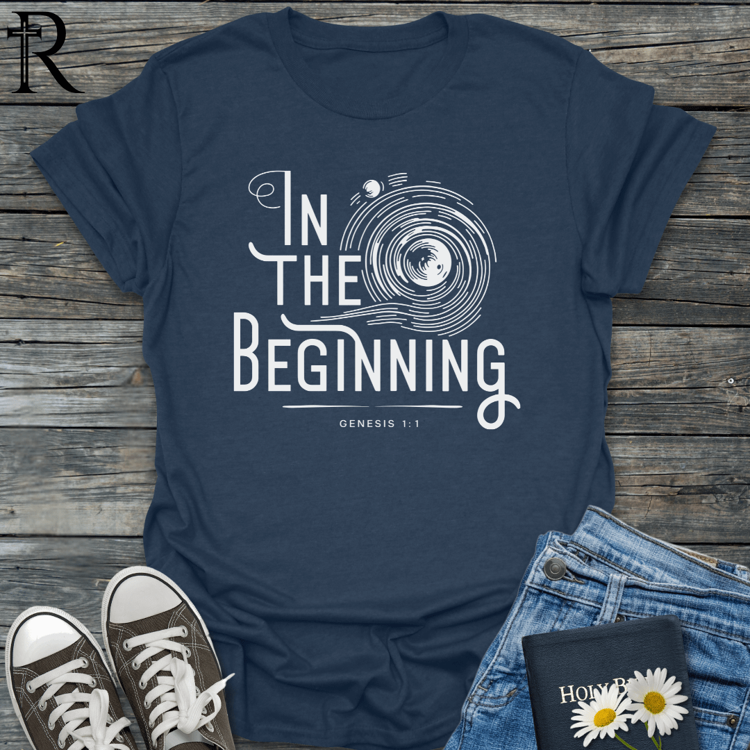 In The Beginning - Swirling Universe - T-Shirt