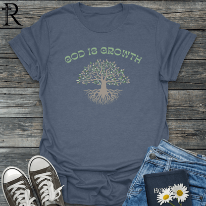 God is Growth - Tree of Life - T-Shirt