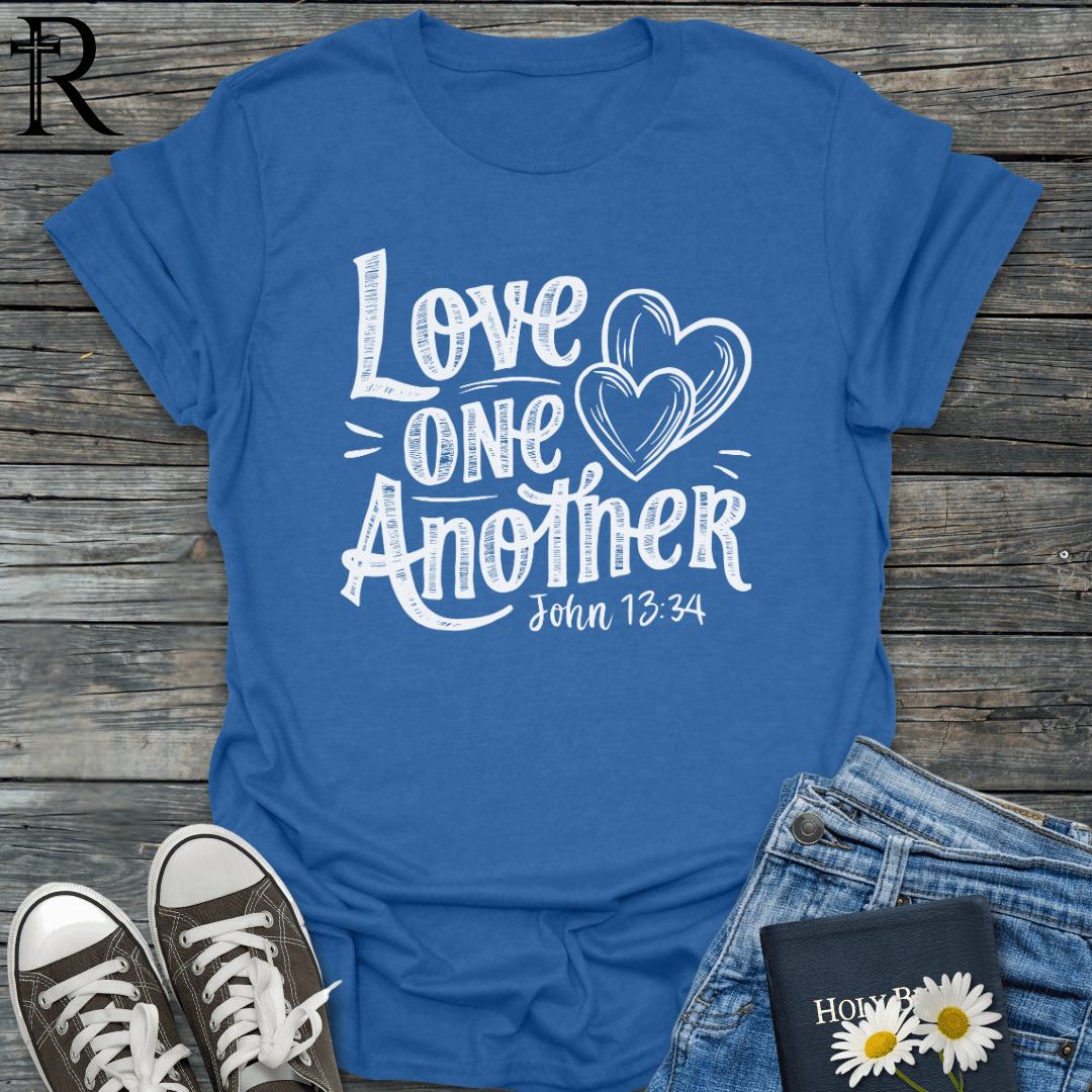 Love One Another - Dual Hearts - T-Shirt