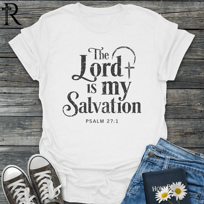 The Lord is my Salvation - Halo Cross - T-Shirt