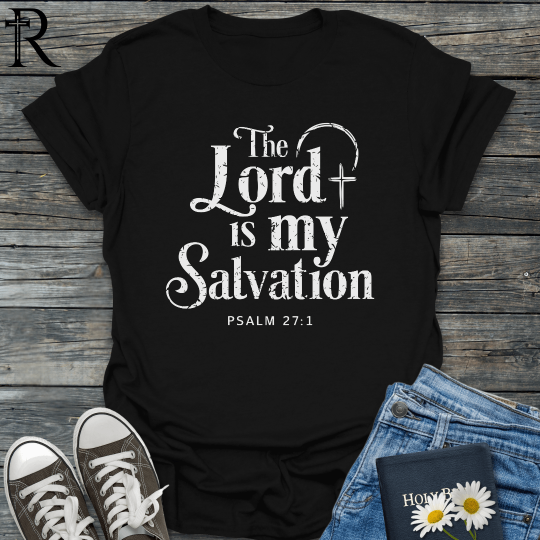 The Lord is my Salvation - Halo Cross - T-Shirt