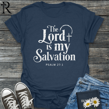 The Lord is my Salvation - Halo Cross - T-Shirt