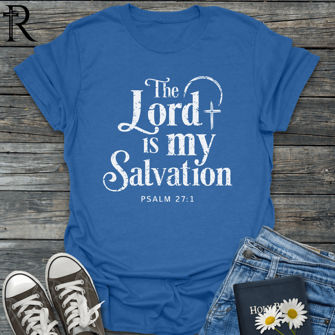 The Lord is my Salvation - Halo Cross - T-Shirt