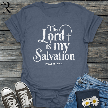 The Lord is my Salvation - Halo Cross - T-Shirt