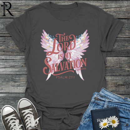 The Lord is my Salvation - Angel Wings - T-Shirt