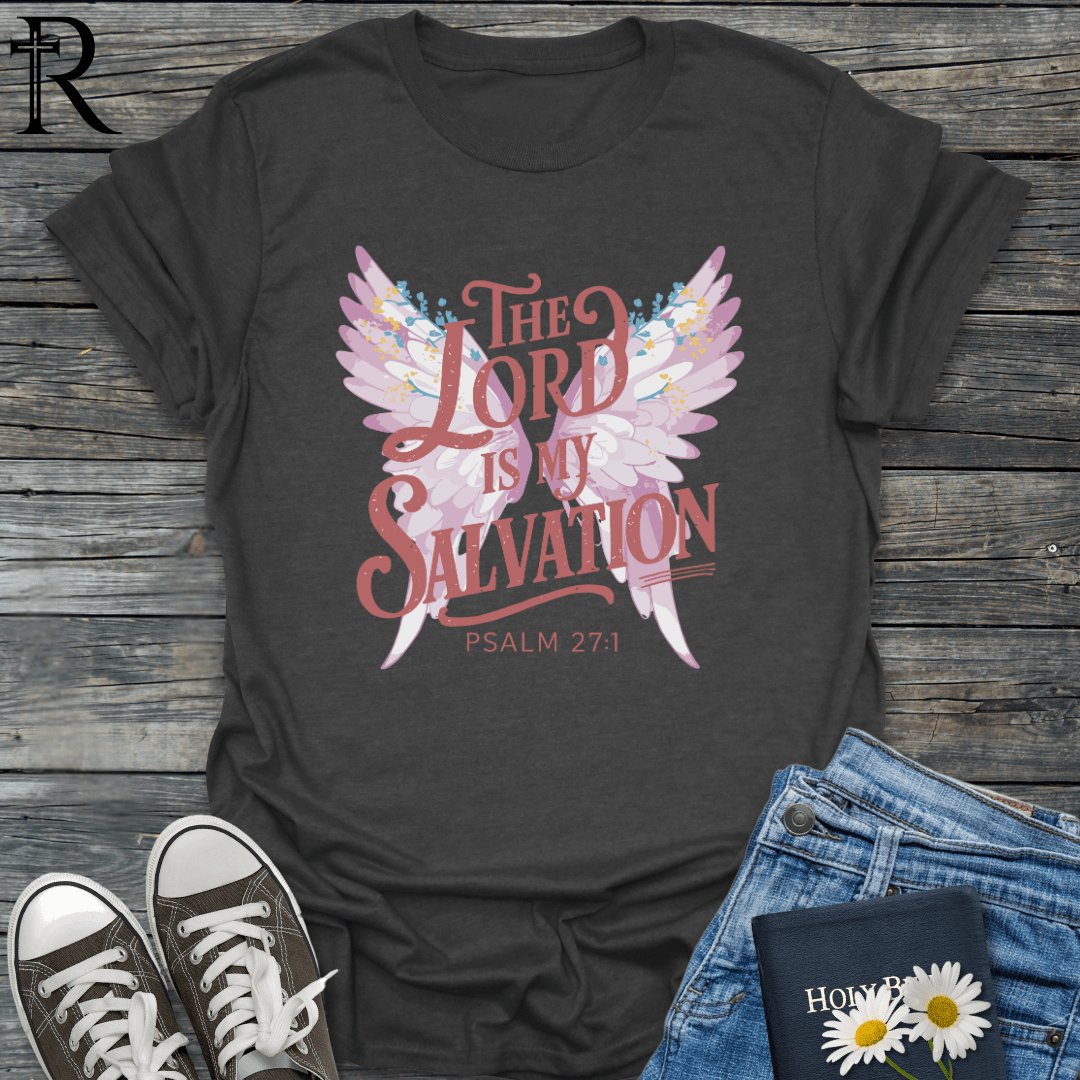 The Lord is my Salvation - Angel Wings - T-Shirt