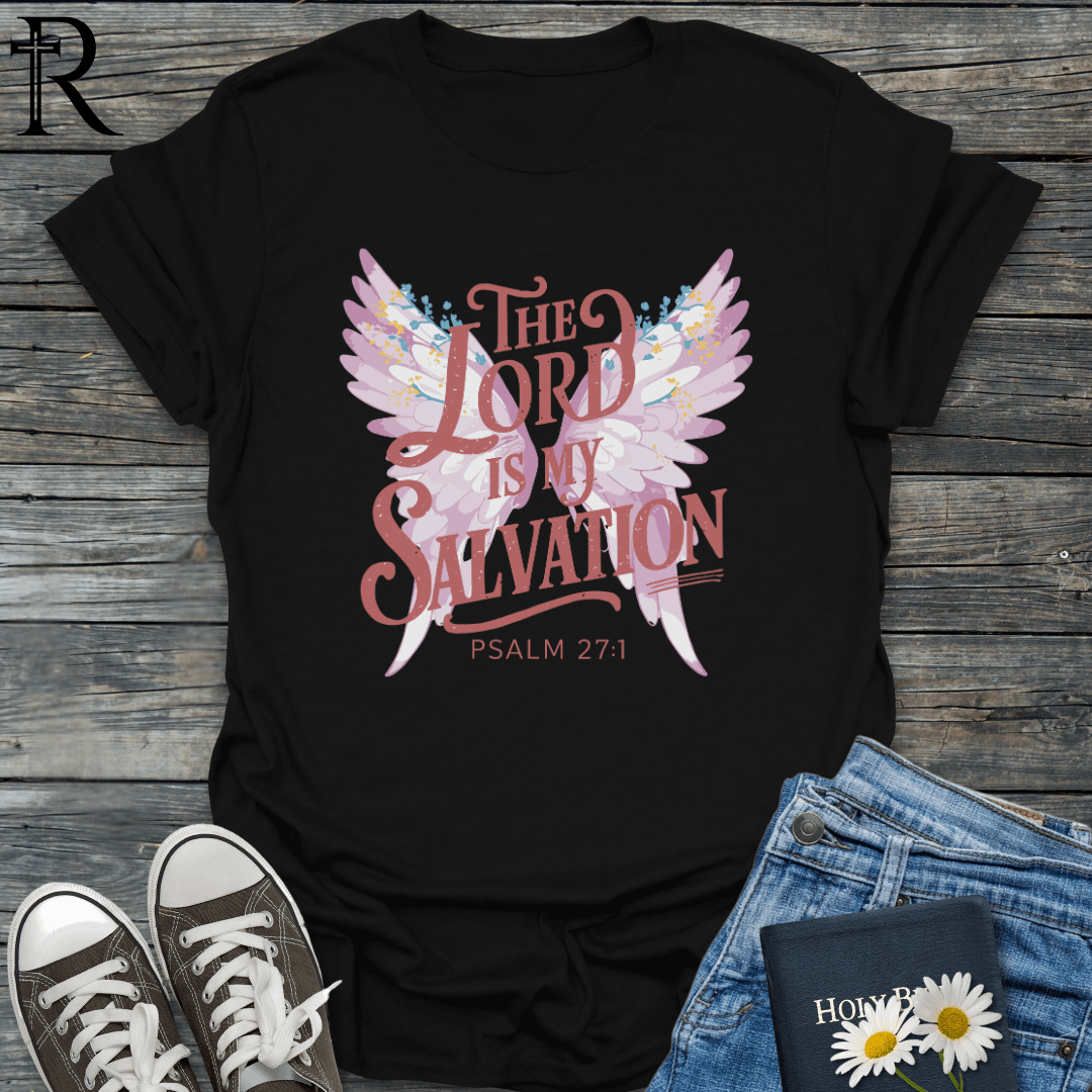 The Lord is my Salvation - Angel Wings - T-Shirt