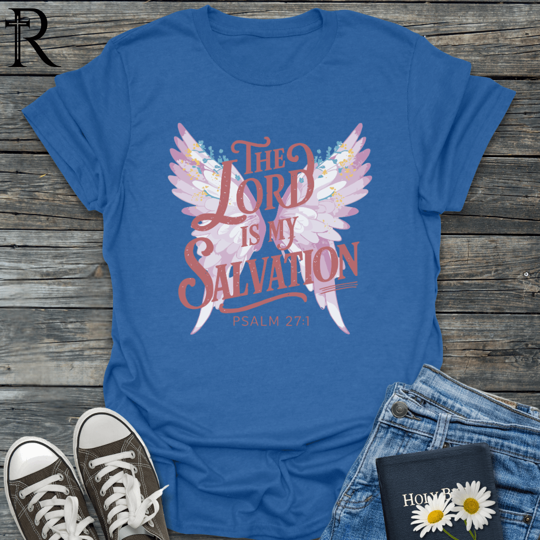 The Lord is my Salvation - Angel Wings - T-Shirt