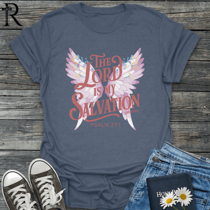 The Lord is my Salvation - Angel Wings - T-Shirt