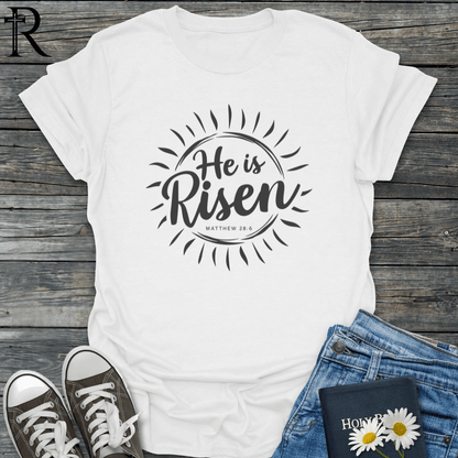 He is Risen - Sunshine Shape - T-Shirt