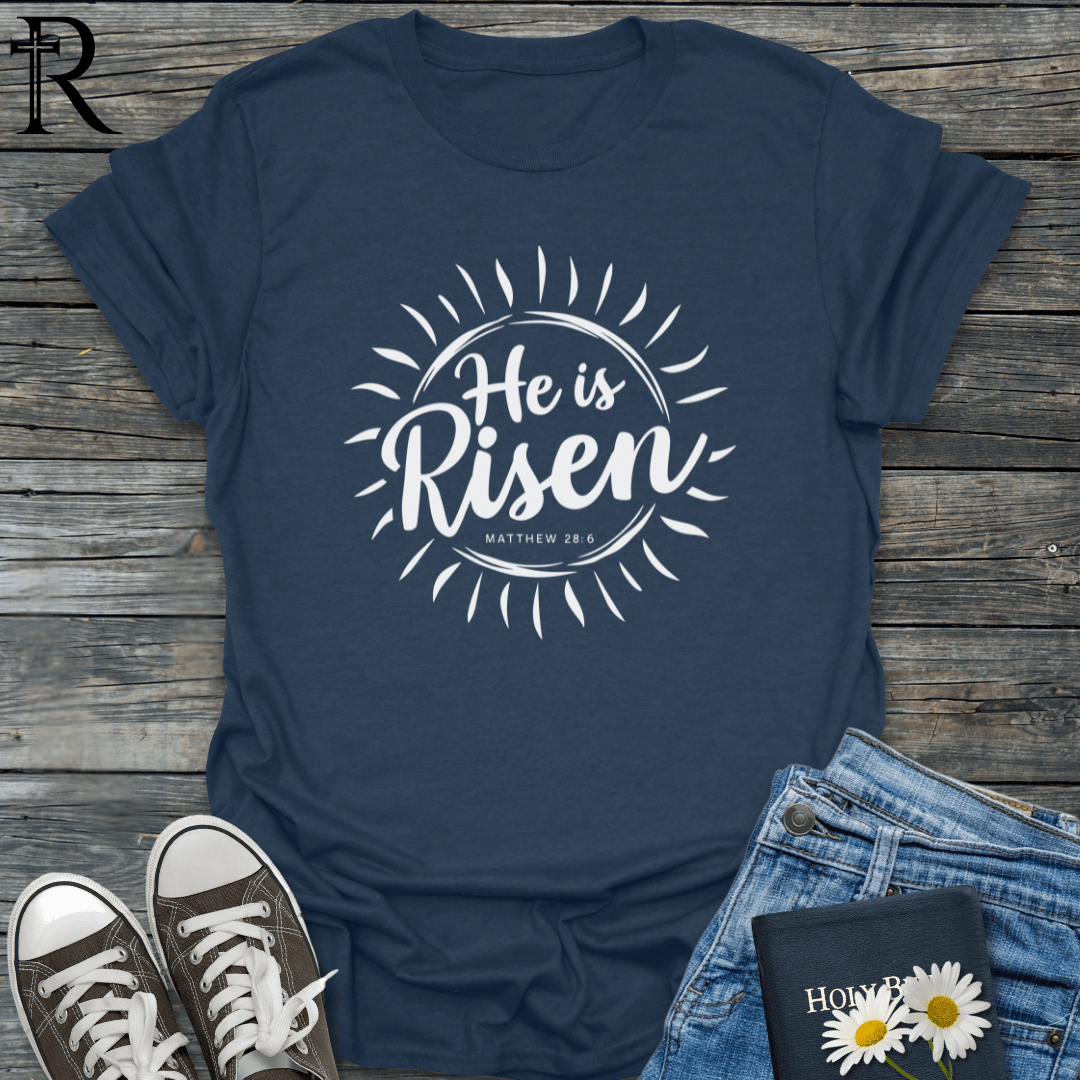 He is Risen - Sunshine Shape - T-Shirt