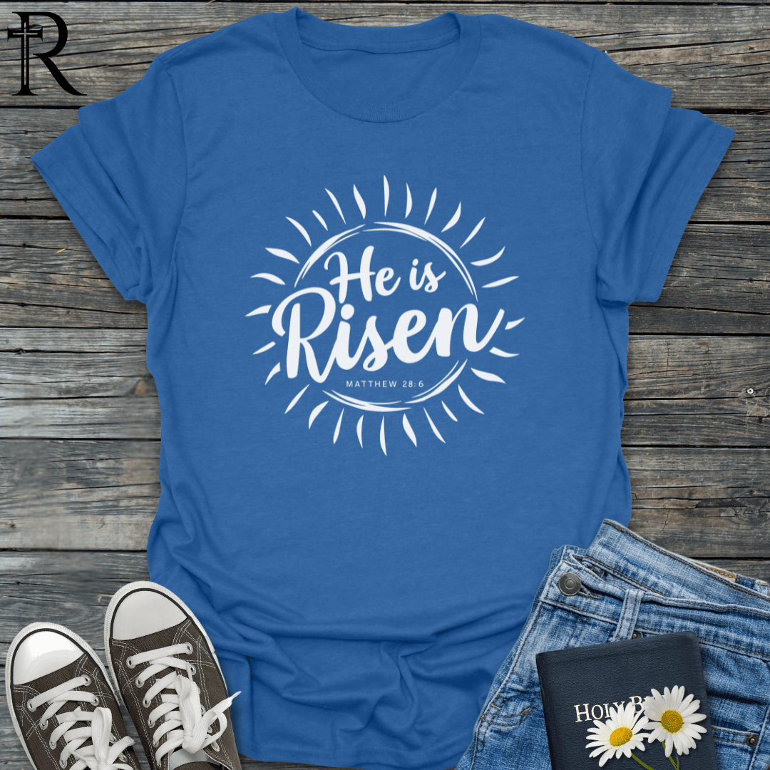 He is Risen - Sunshine Shape - T-Shirt