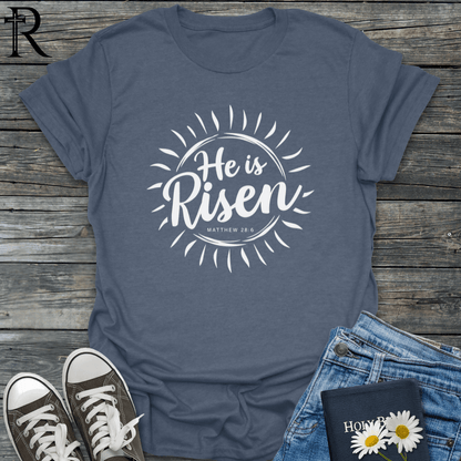 He is Risen - Sunshine Shape - T-Shirt