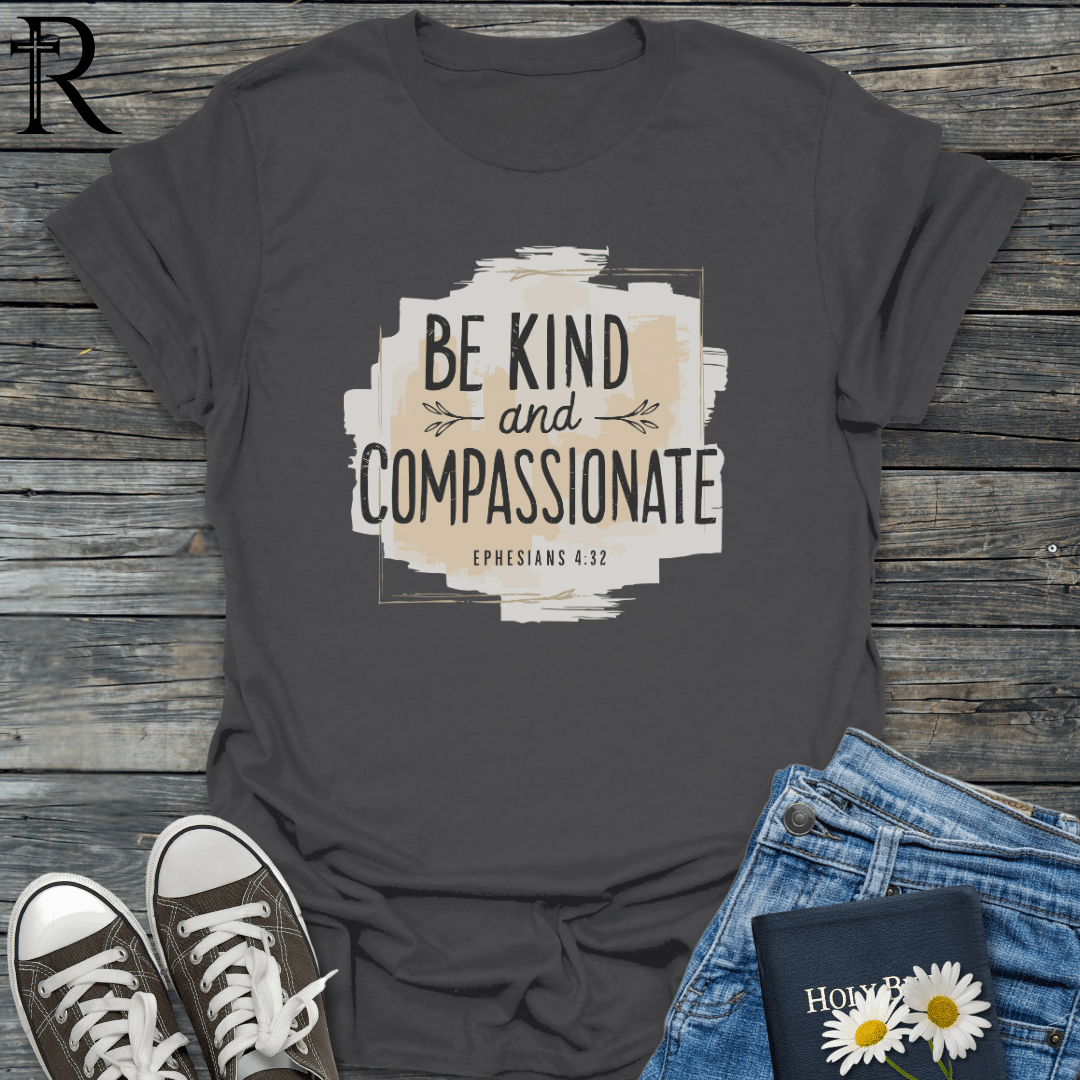 Be Kind and Compassionate - Earth-tone Box - T-Shirt