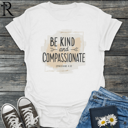 Be Kind and Compassionate - Earth-tone Box - T-Shirt