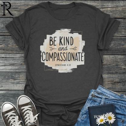 Be Kind and Compassionate - Earth-tone Box - T-Shirt