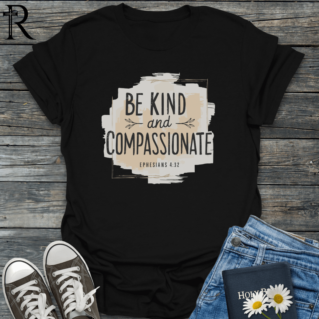 Be Kind and Compassionate - Earth-tone Box - T-Shirt