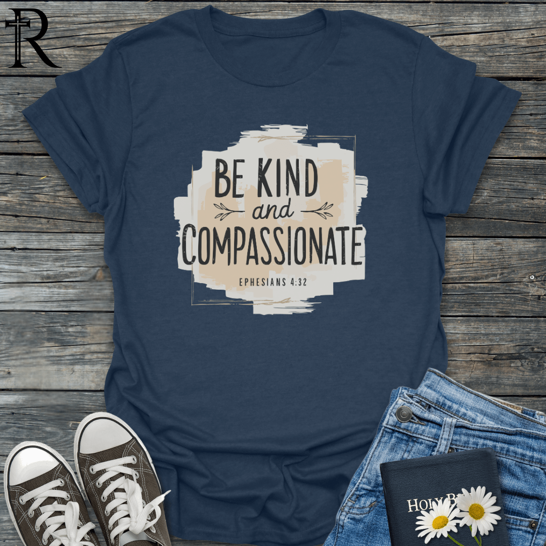 Be Kind and Compassionate - Earth-tone Box - T-Shirt