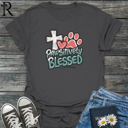 Pawsitively Blessed - Graffiti - T-Shirt