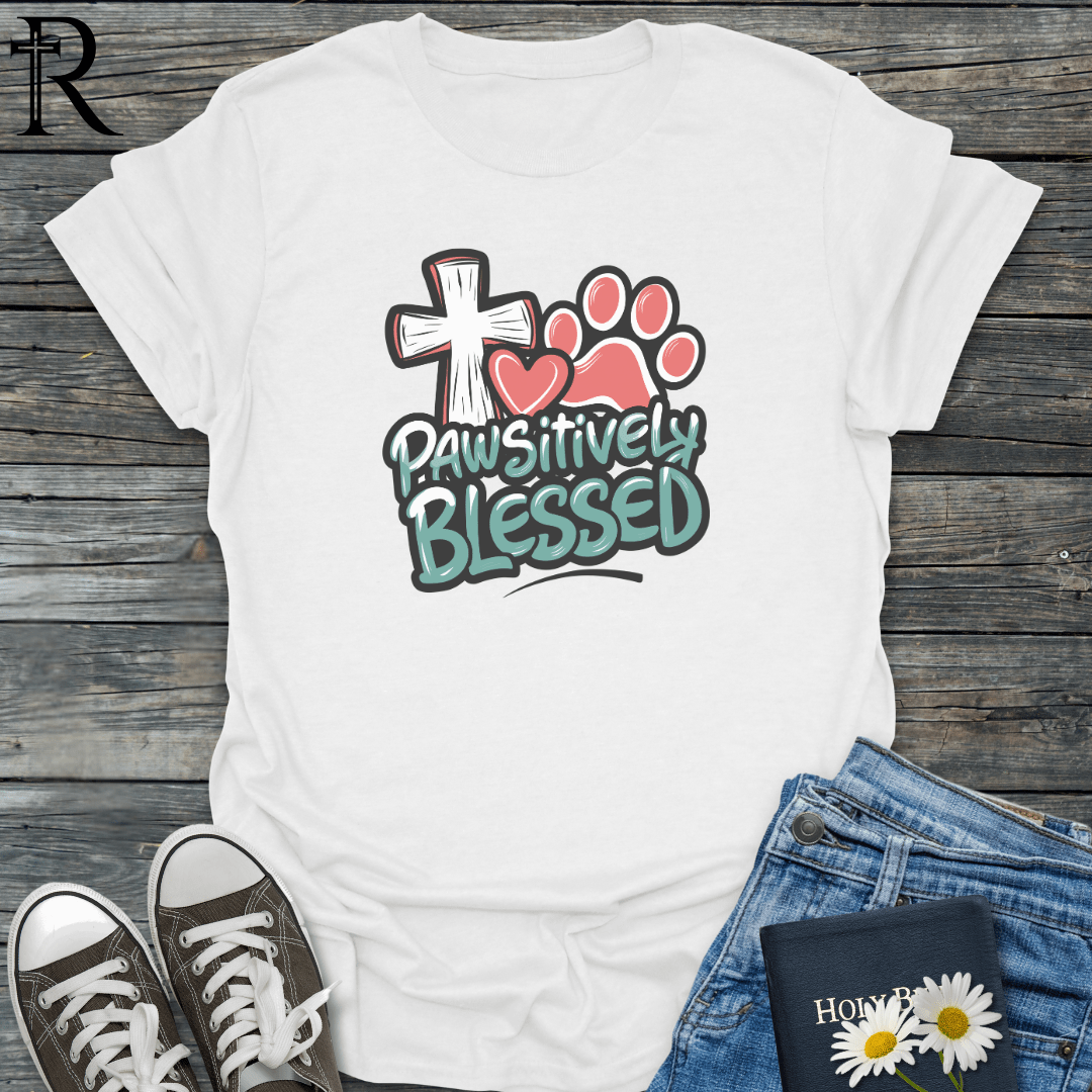 Pawsitively Blessed - Graffiti - T-Shirt