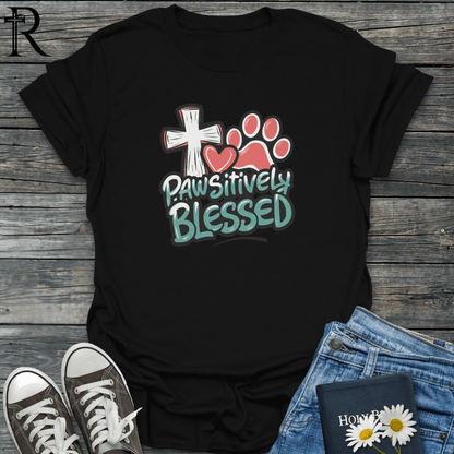 Pawsitively Blessed - Graffiti - T-Shirt