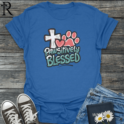 Pawsitively Blessed - Graffiti - T-Shirt