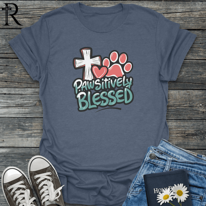 Pawsitively Blessed - Graffiti - T-Shirt