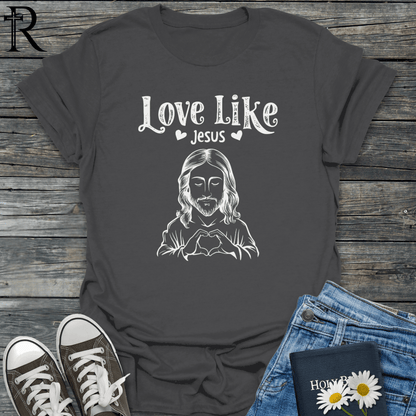 Love Like Jesus - Hand Heart - T-Shirt