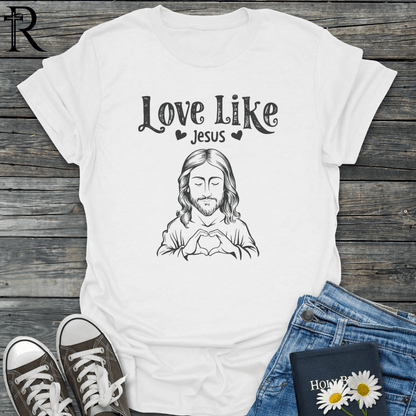 Love Like Jesus - Hand Heart - T-Shirt