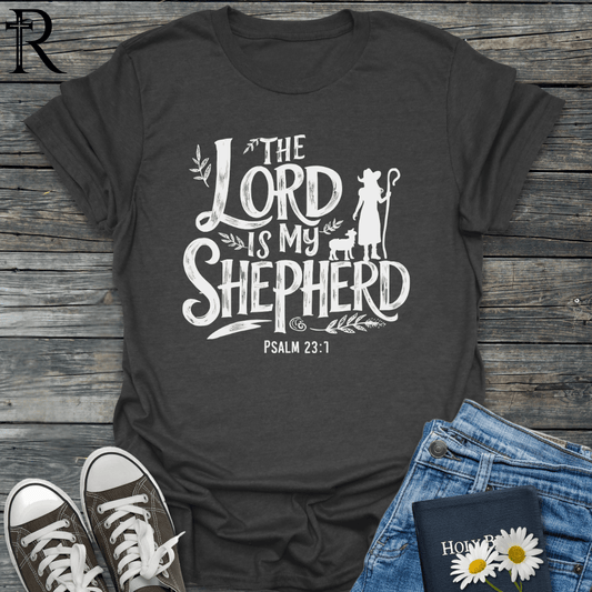 The Lord is My Shepherd - Silhouette - T-Shirt