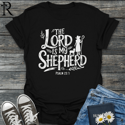 The Lord is My Shepherd - Silhouette - T-Shirt