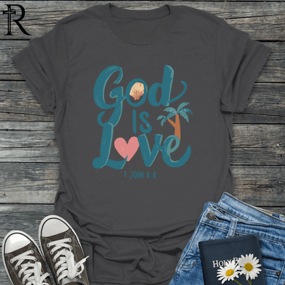 God is Love - Seaside- T-Shirt