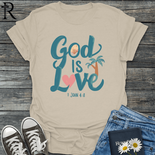 God is Love - Seaside- T-Shirt