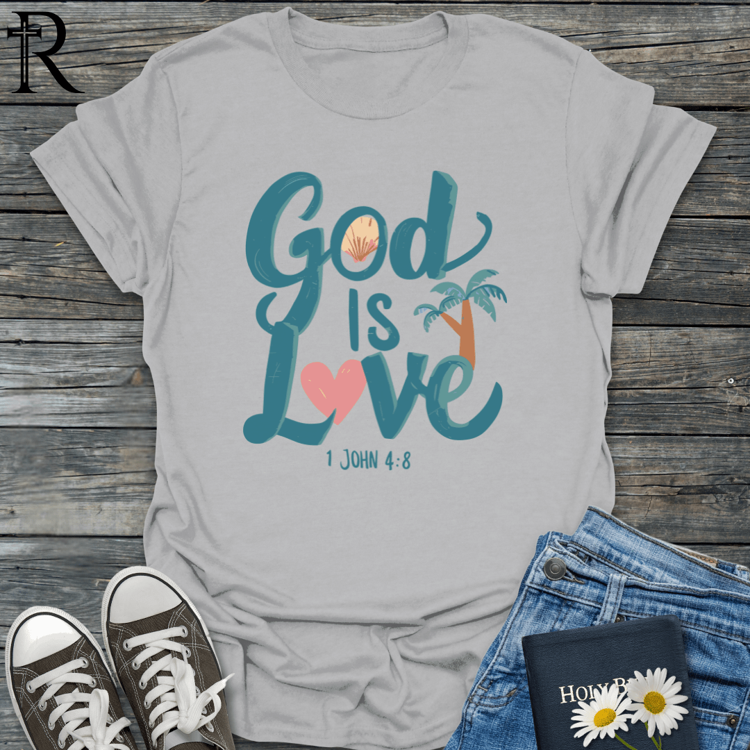 God is Love - Seaside- T-Shirt