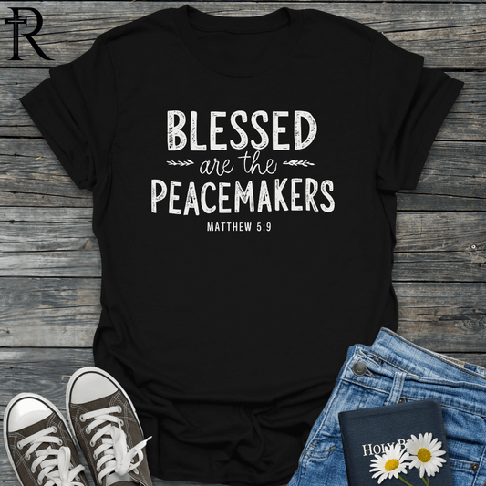 Blessed are the Peacemakers - Drawn Bold - T-Shirt