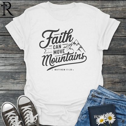 Faith Can Move Mountains - Snowcapped - T-Shirt