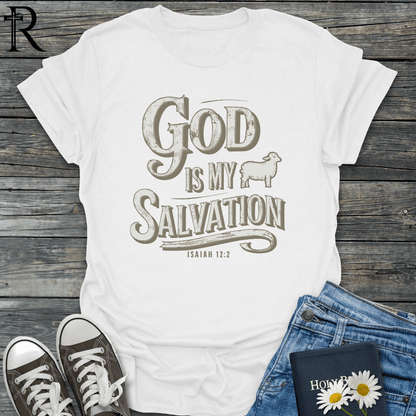 God is My Salvation - Sheep - T-Shirt