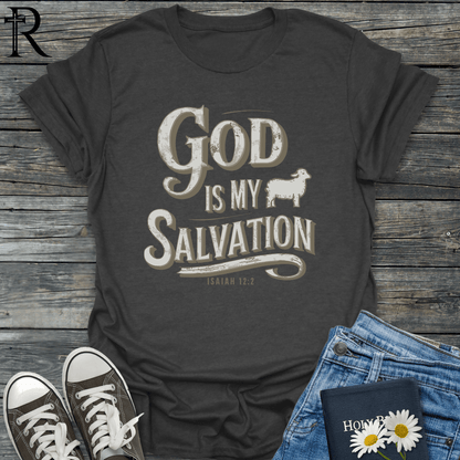 God is My Salvation - Sheep - T-Shirt