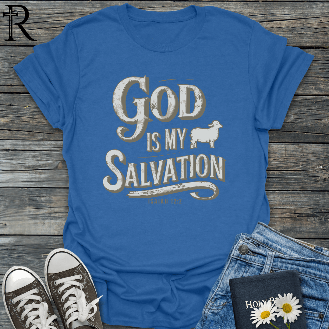 God is My Salvation - Sheep - T-Shirt