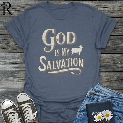 God is My Salvation - Sheep - T-Shirt